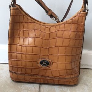 Dooney & Burke Vintage Alligator Hobo Shoulder Bag